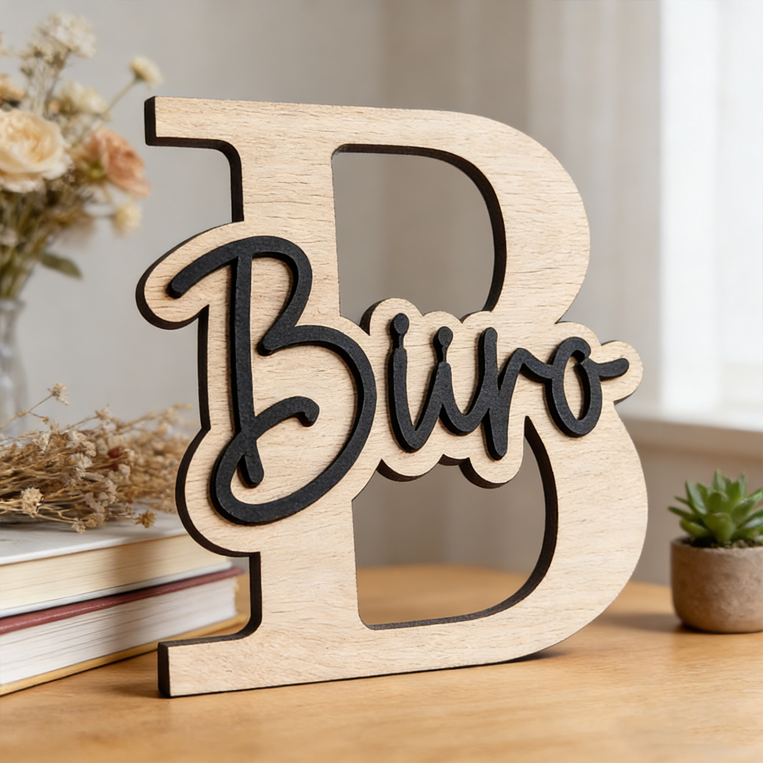 Interior Design Names - 1pc Customizable Wooden Letter Door Sign,Customizable