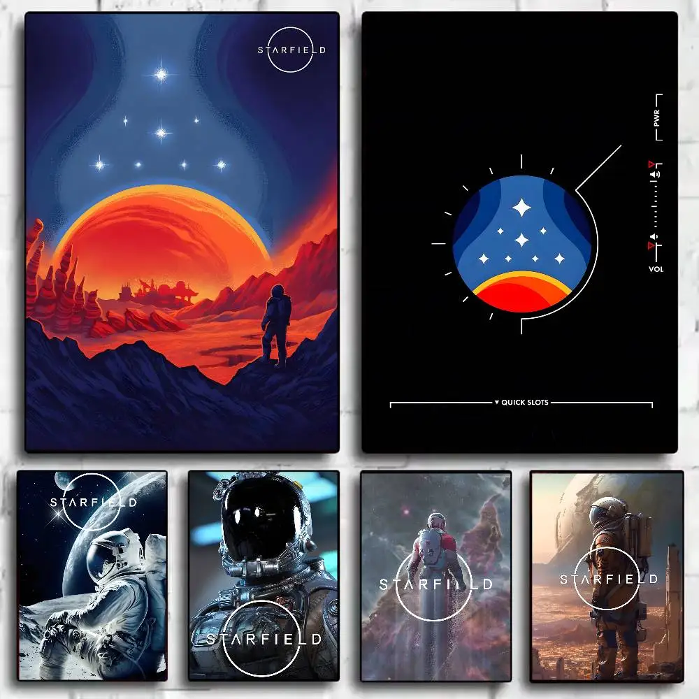Interior Design Poster - SStarfield Game Poster HD Art Waterproof