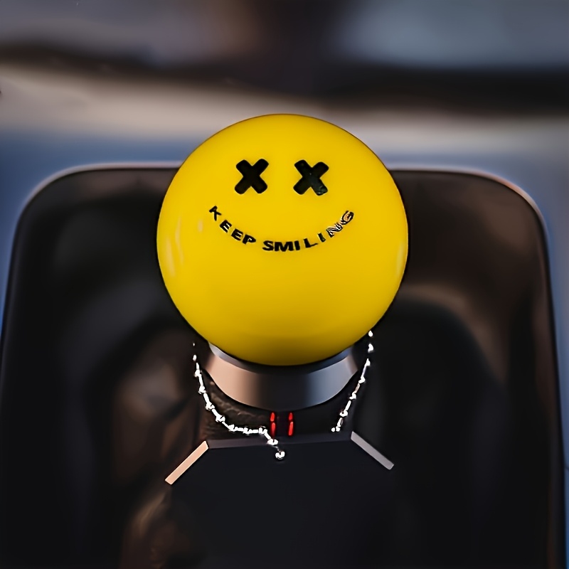 Interior Design Co - Keep Smiling Yellow & Black Gear