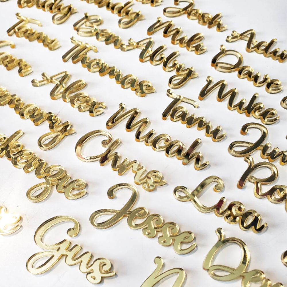 Interior Design Names - 20Pcs Personalized Engraved Wedding Name Place
