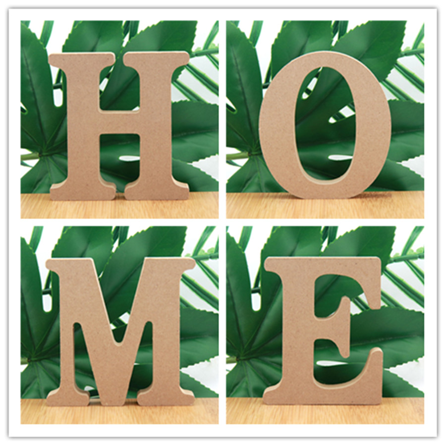 Interior Design Names - 1pc 10cm Wood Color Wooden Letters