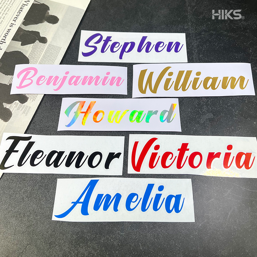 Interior Design Names - 3PCS Custom Name Stickers Personalized Handwritten