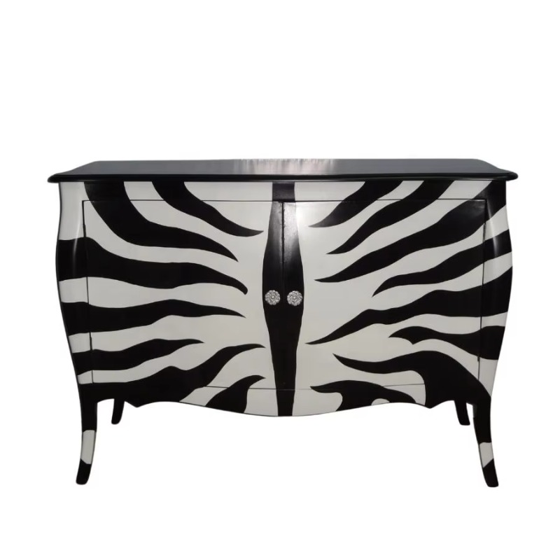 Interior Design Monochrome - Black and White Zebra Painted Animal
