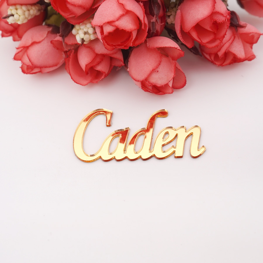 Interior Design Names - 20pcs Custom Acrylic Mirror Stickers 5cm-8cm