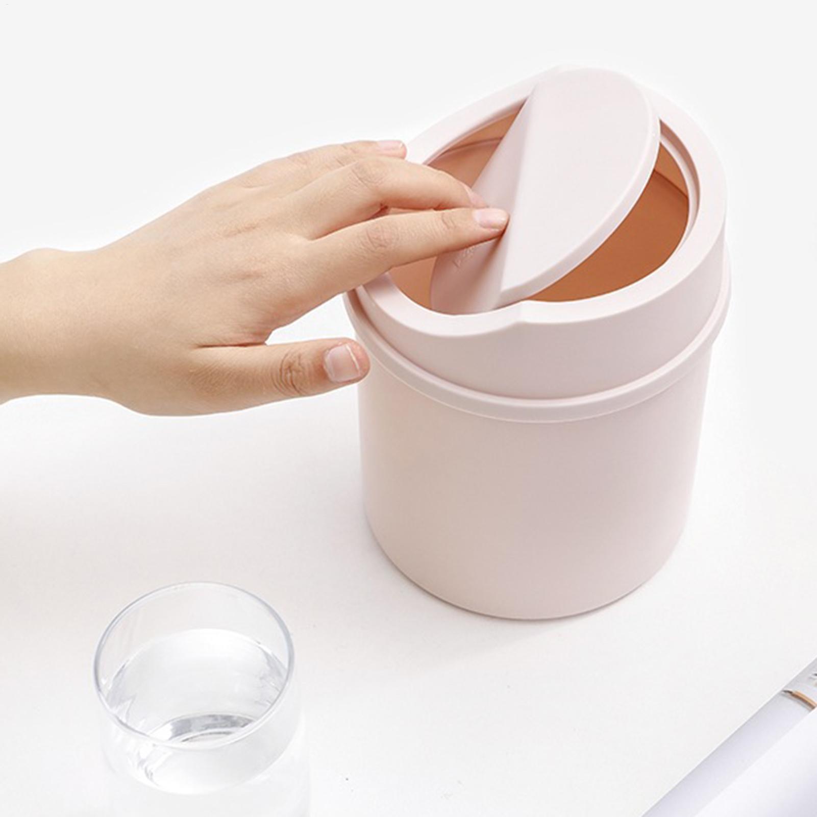 Interior Design Your Room - Mini Desktop Trash Can with Lid