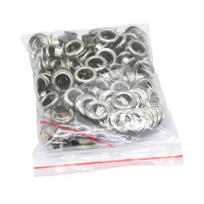 Linen Curtain Eyelet - 20pcs 8mm DIY metal eyelet kit,