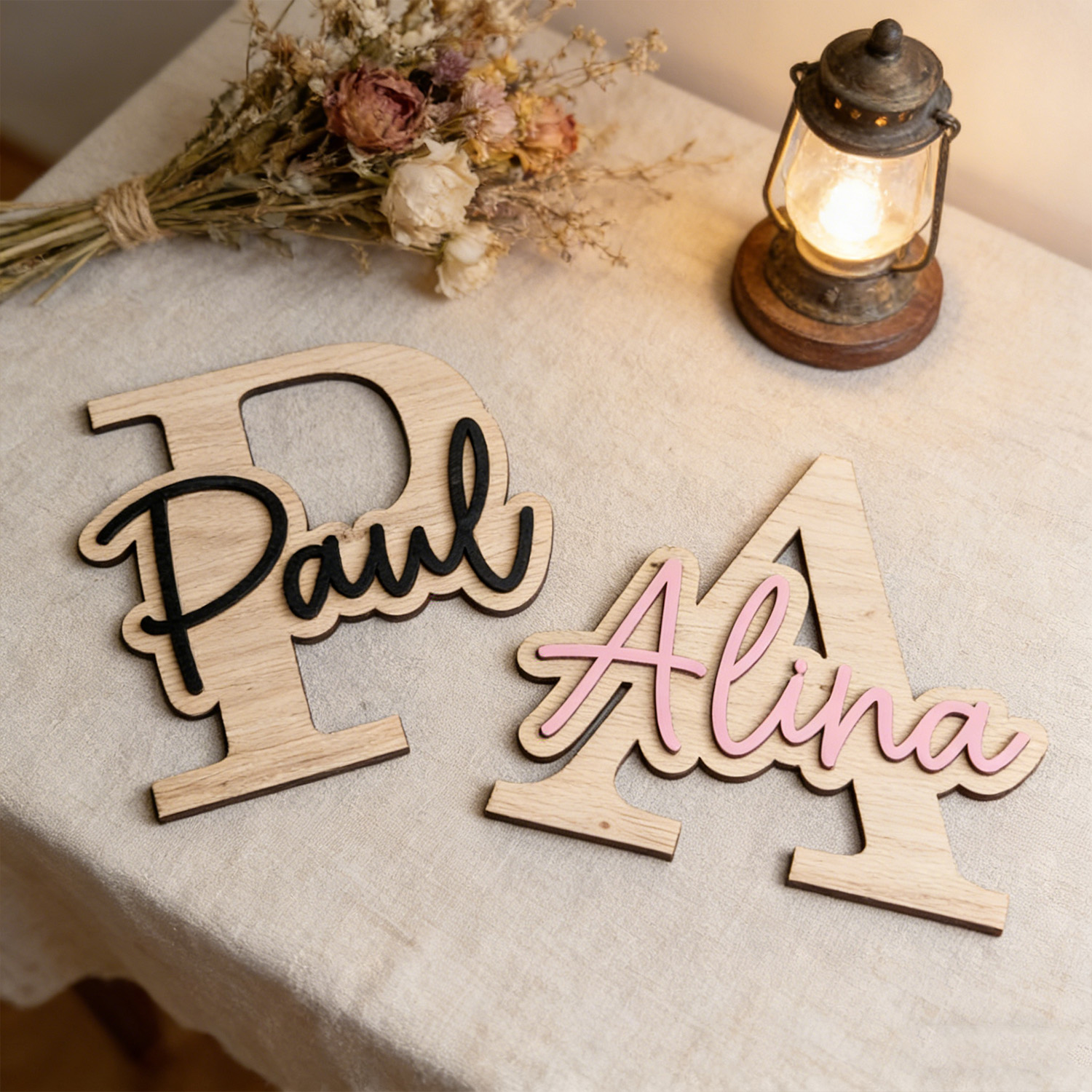1pc Customizable Wooden Letter - Interior Design Names review and price
