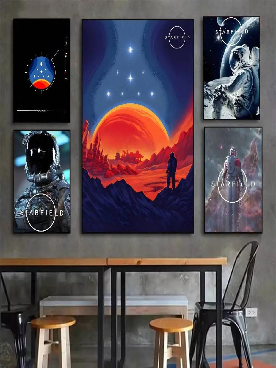 SStarfield Game Poster HD Art  - Interior Design Poster review and price