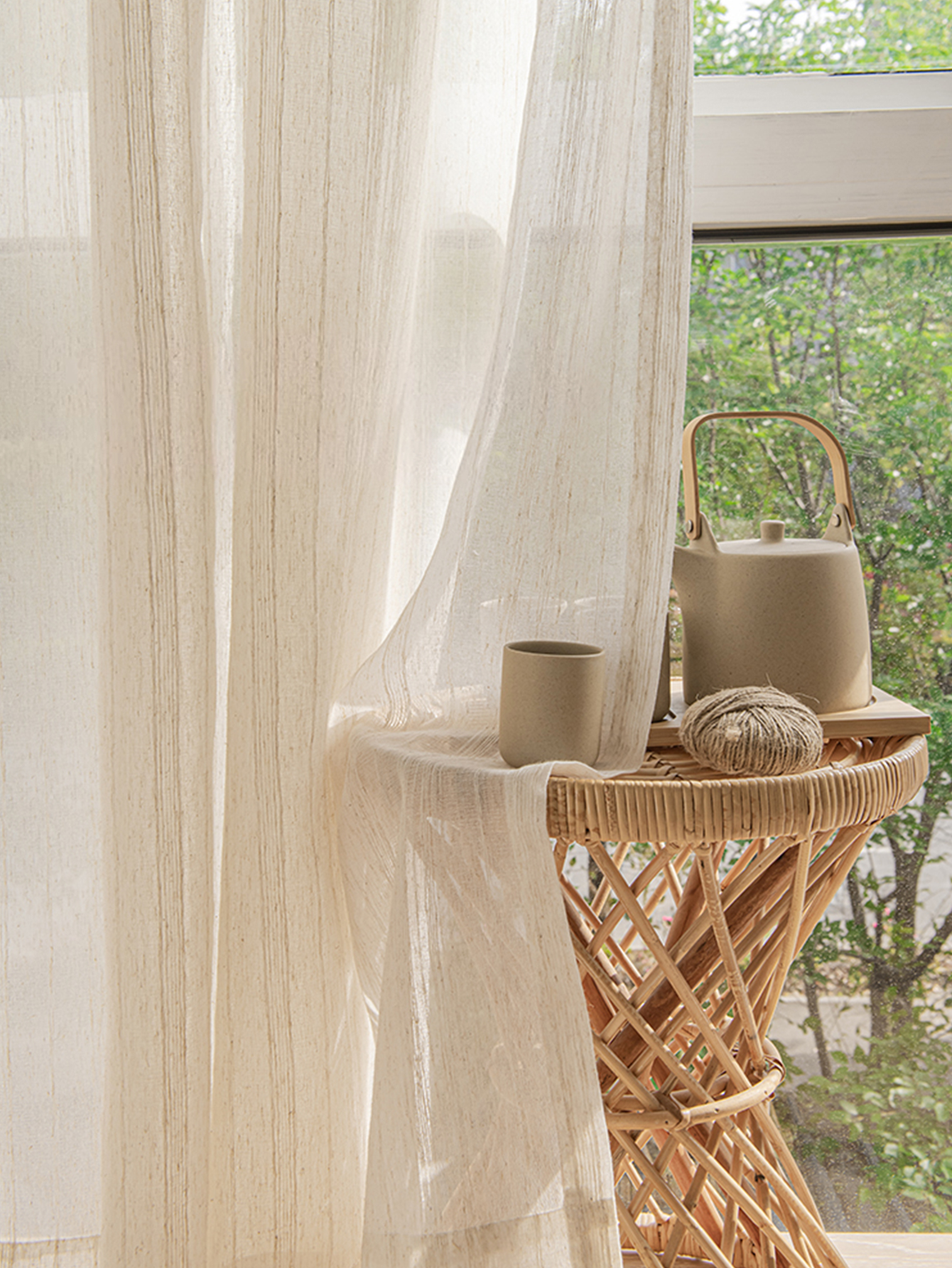 Hot Sale linen curtains for th - Linen Curtain Eyelet review and price