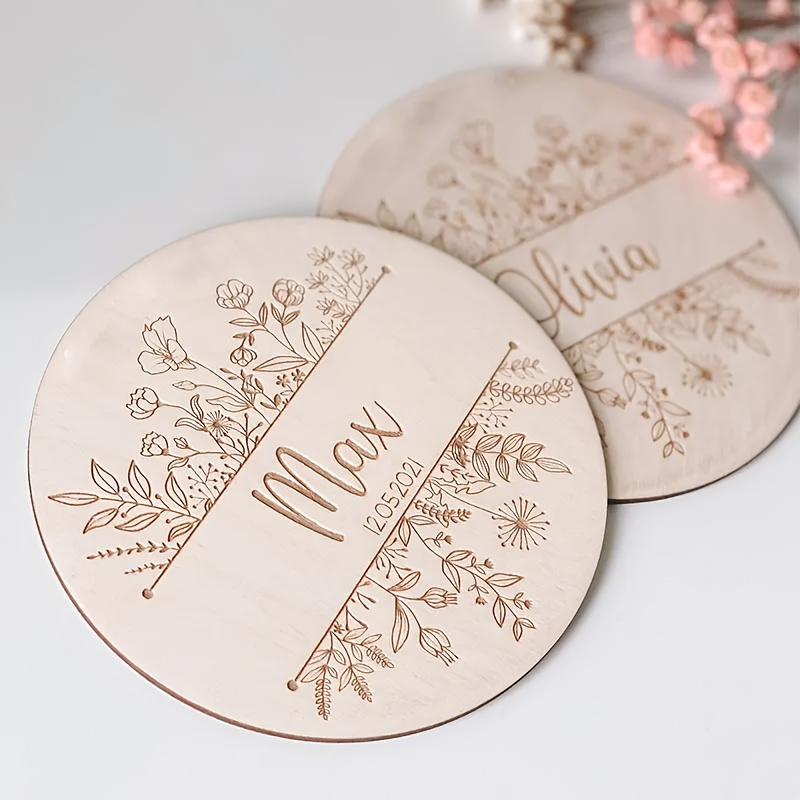 Personalized Floral Engraved N - Interior Design Names review and price