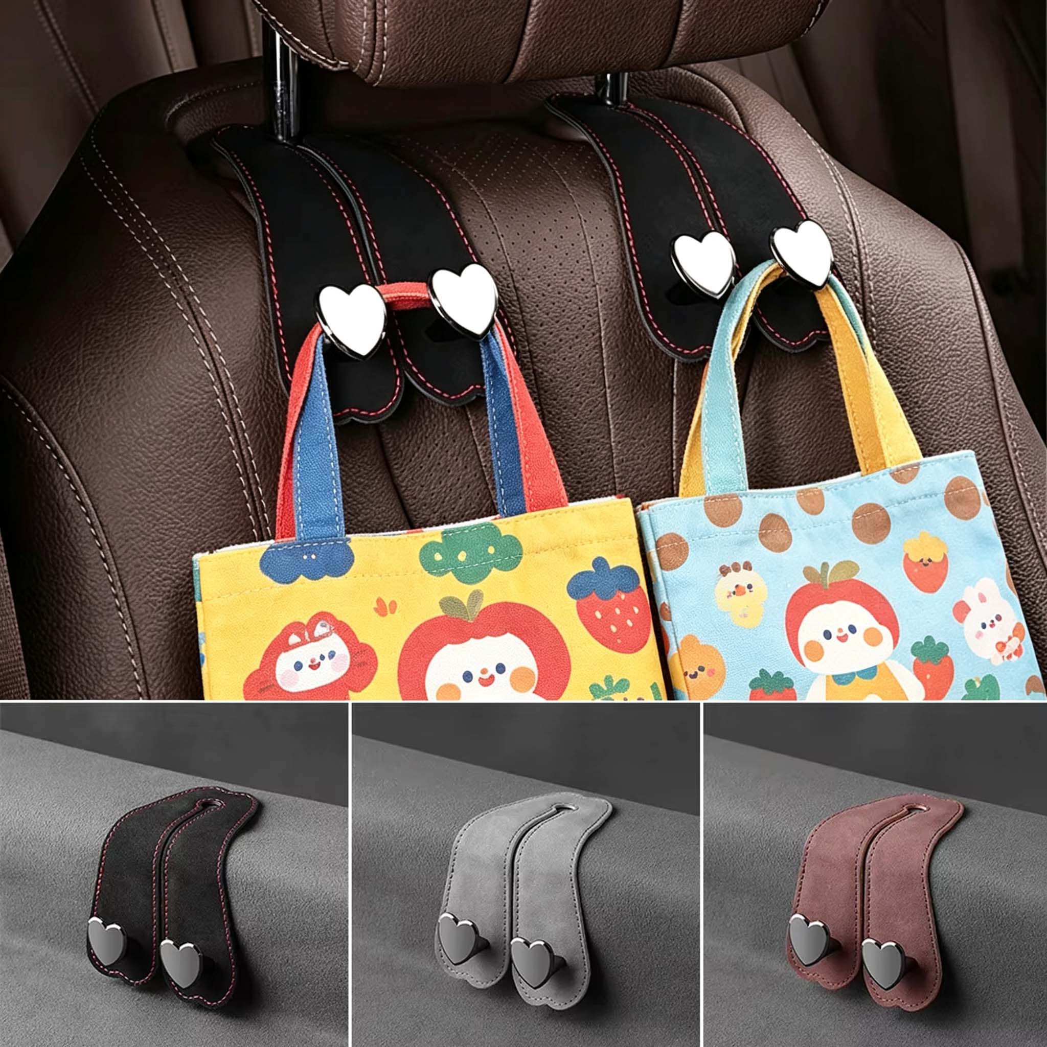 Car Seat Headrest Hooks with H - Interior Design Co review and price