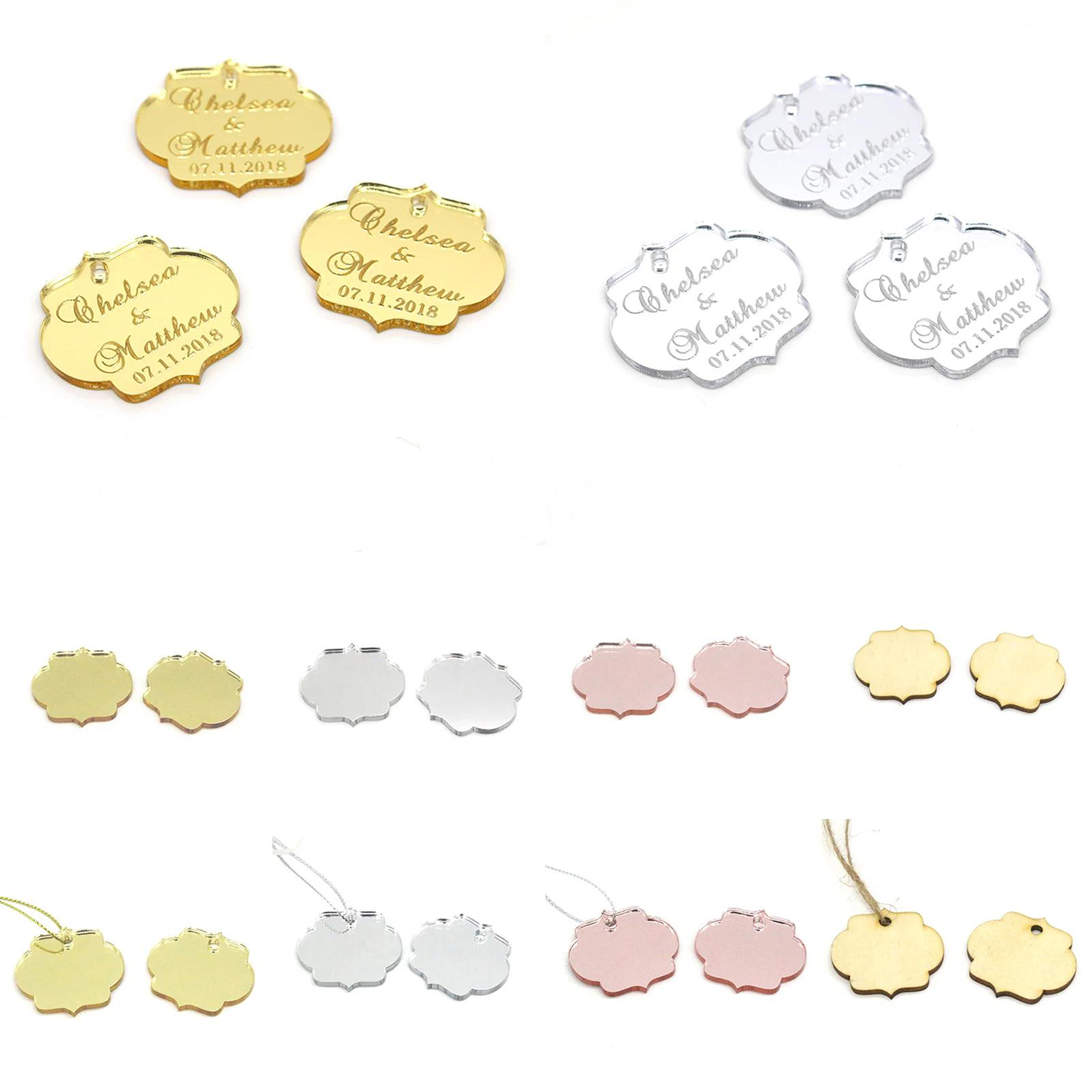 20/50/100Pcs Custom Wedding Pa - Interior Design Names review and price