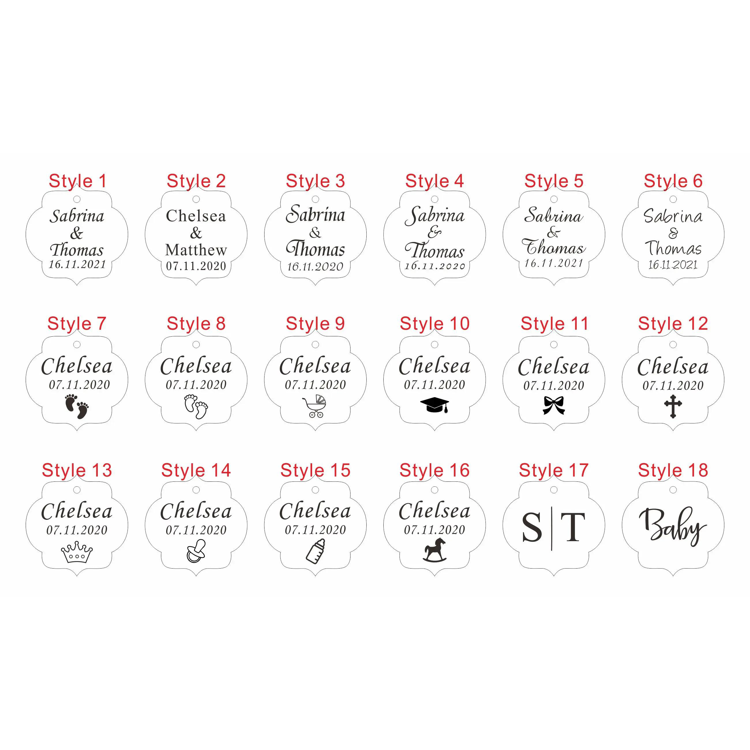 20/50/100Pcs Custom Wedding Pa - Interior Design Names review and price