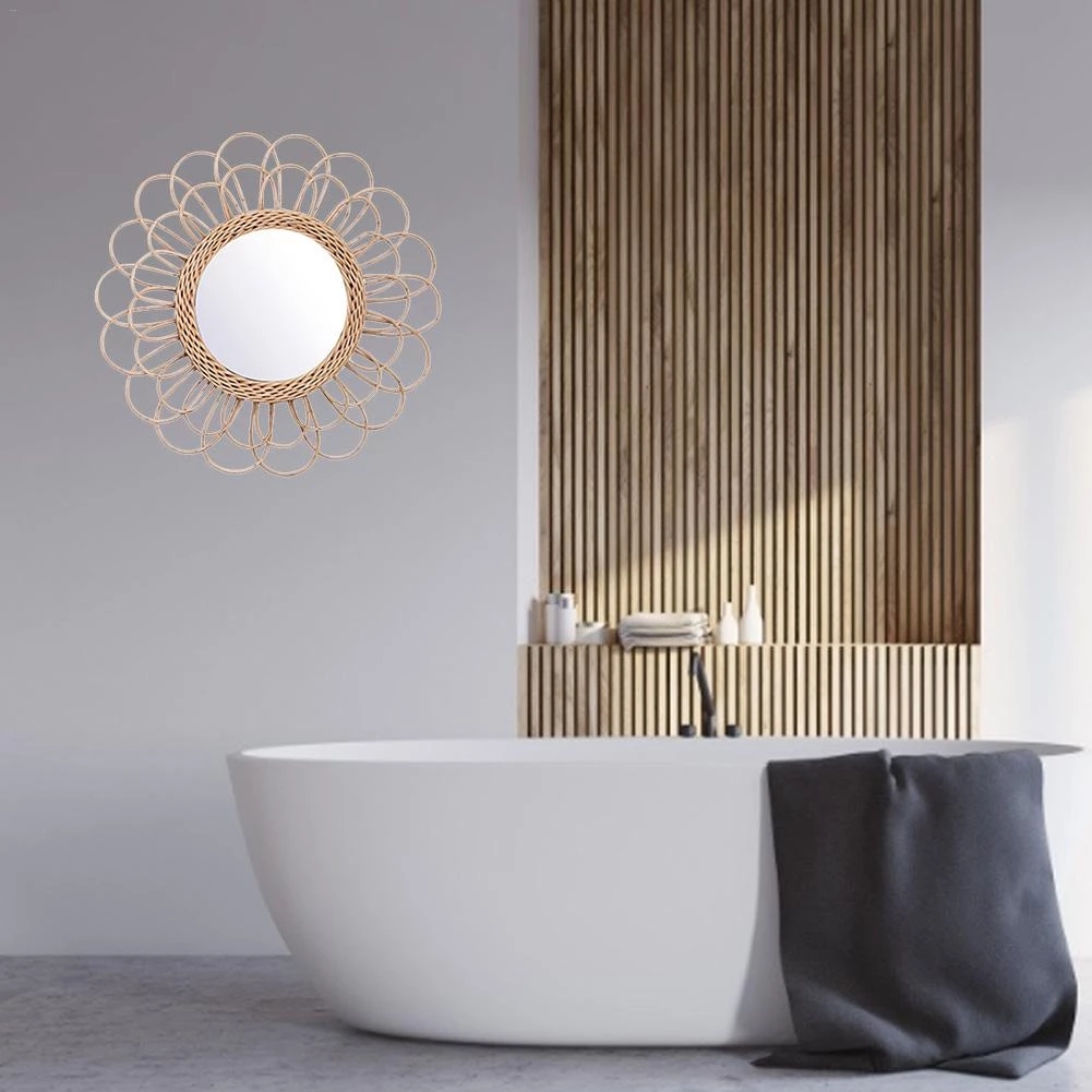 Rattan Mirror Innovative Home  - Rattan Mirror Round review and price