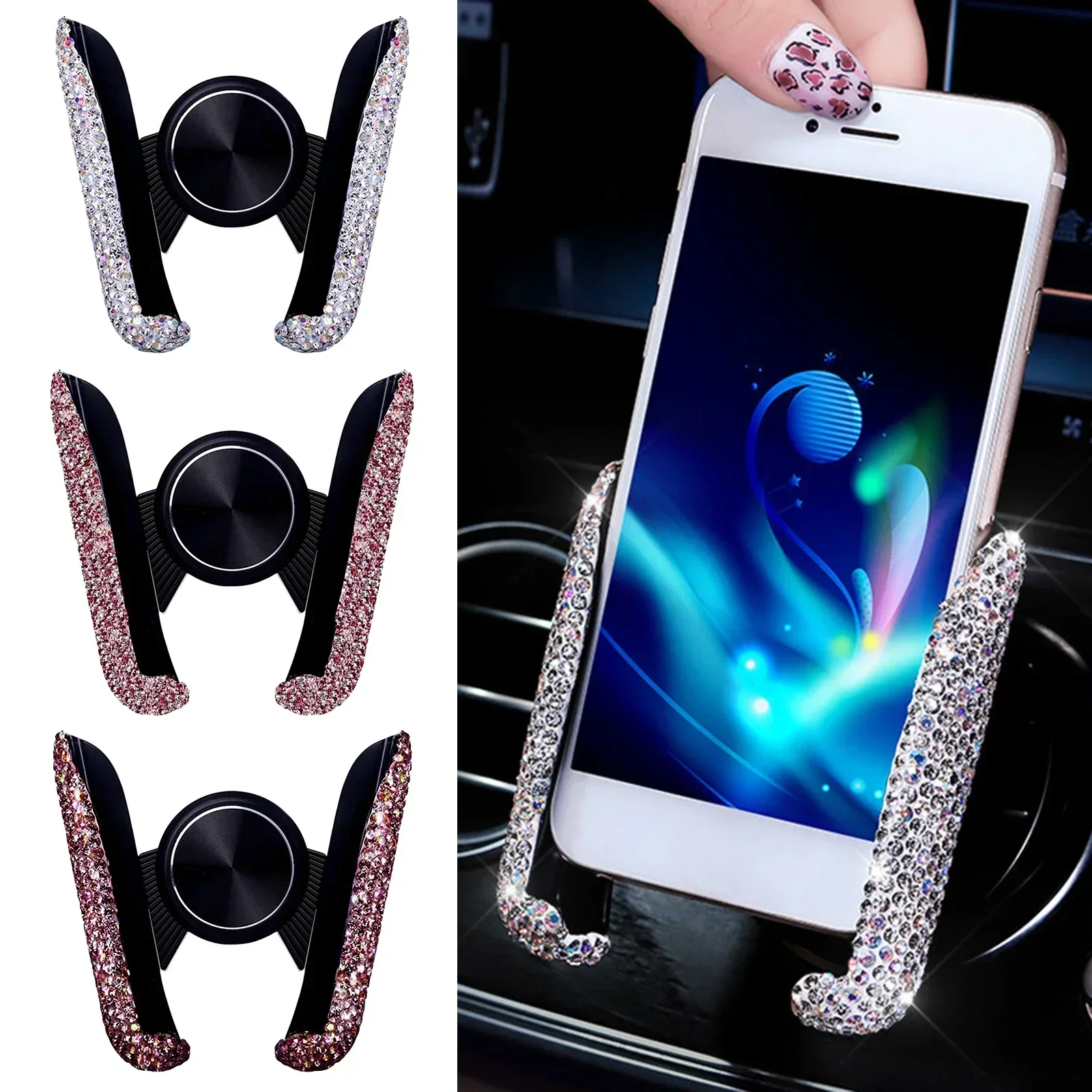 NEW Car Phone Holder Diamond C - Interior Design Texture review and price