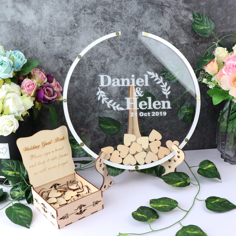 Personalized Acrylic round wed - Interior Design Names review and price