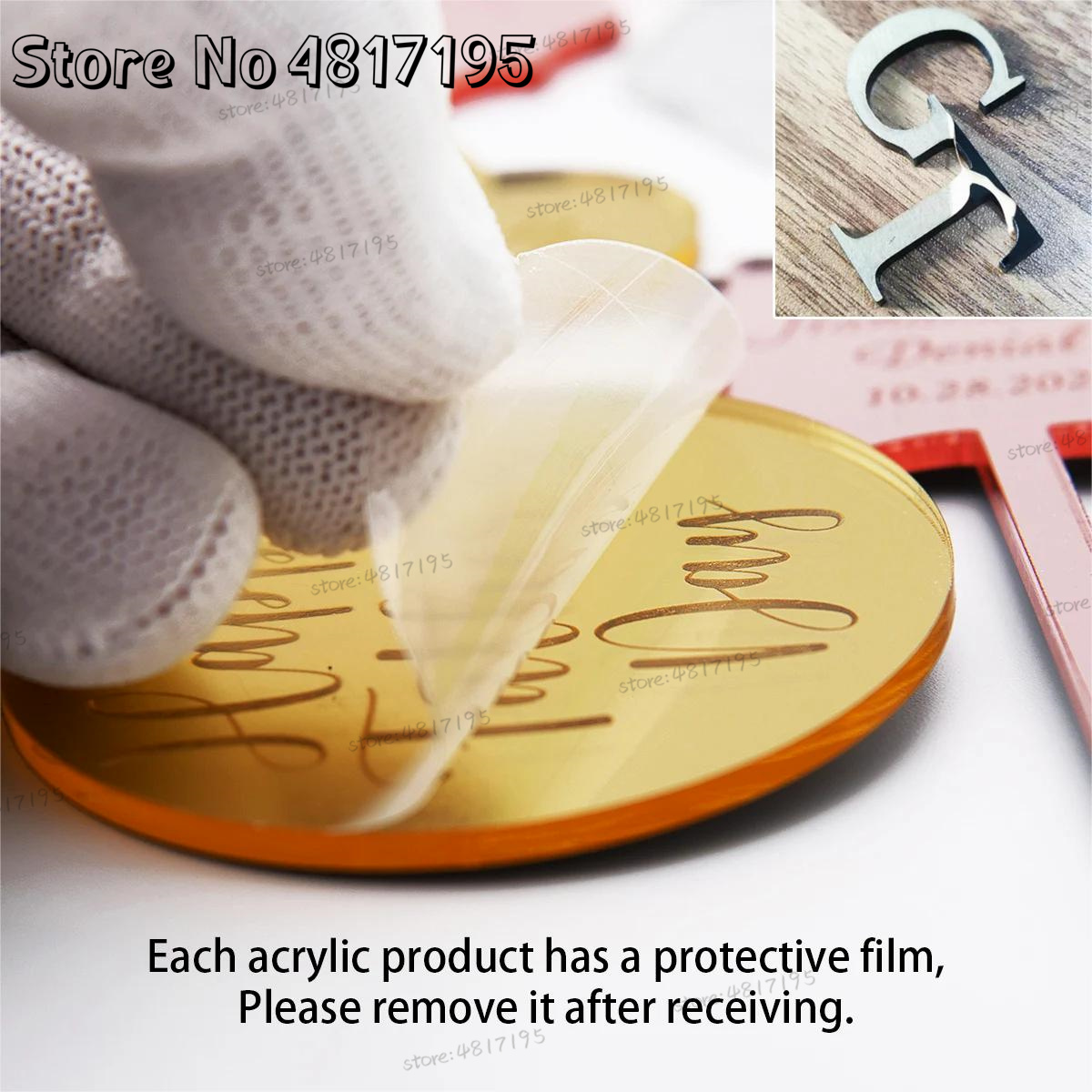 20/50/100Pcs Personalized Acry - Interior Design Names review and price
