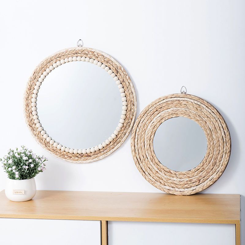 Rattan Handicrafts Decorative  - Rattan Mirror Round review and price