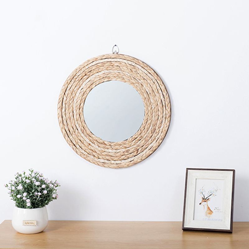 Rattan Handicrafts Decorative  - Rattan Mirror Round review and price