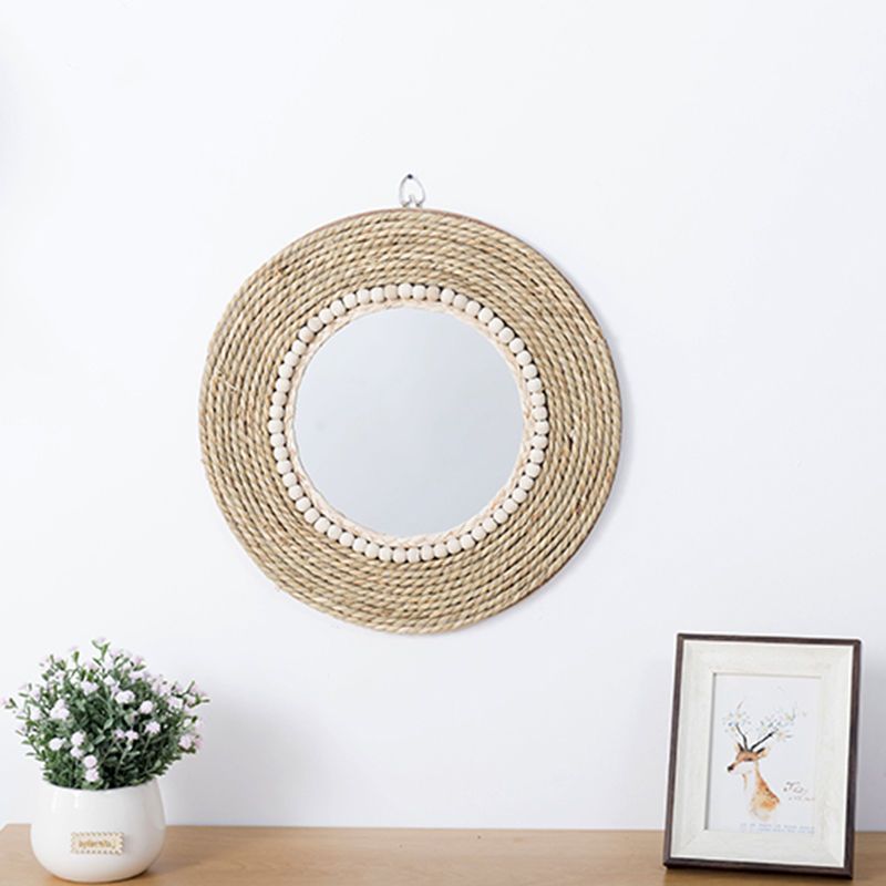 Rattan Handicrafts Decorative  - Rattan Mirror Round review and price
