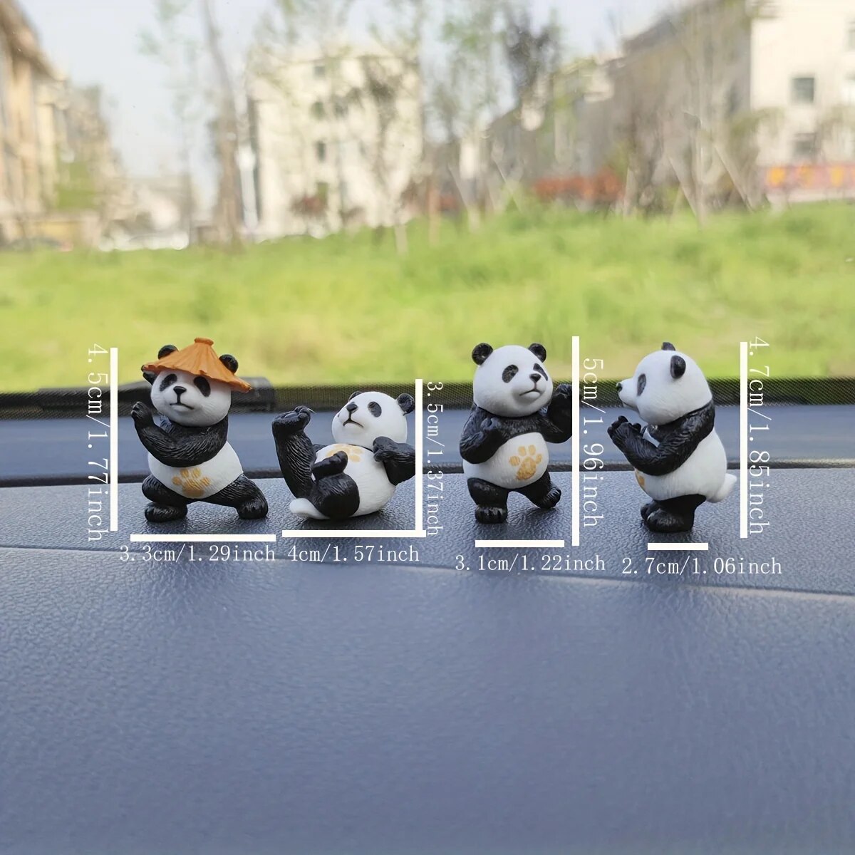 4pcs/set Panda Design Car Orna - Interior Design Co review and price