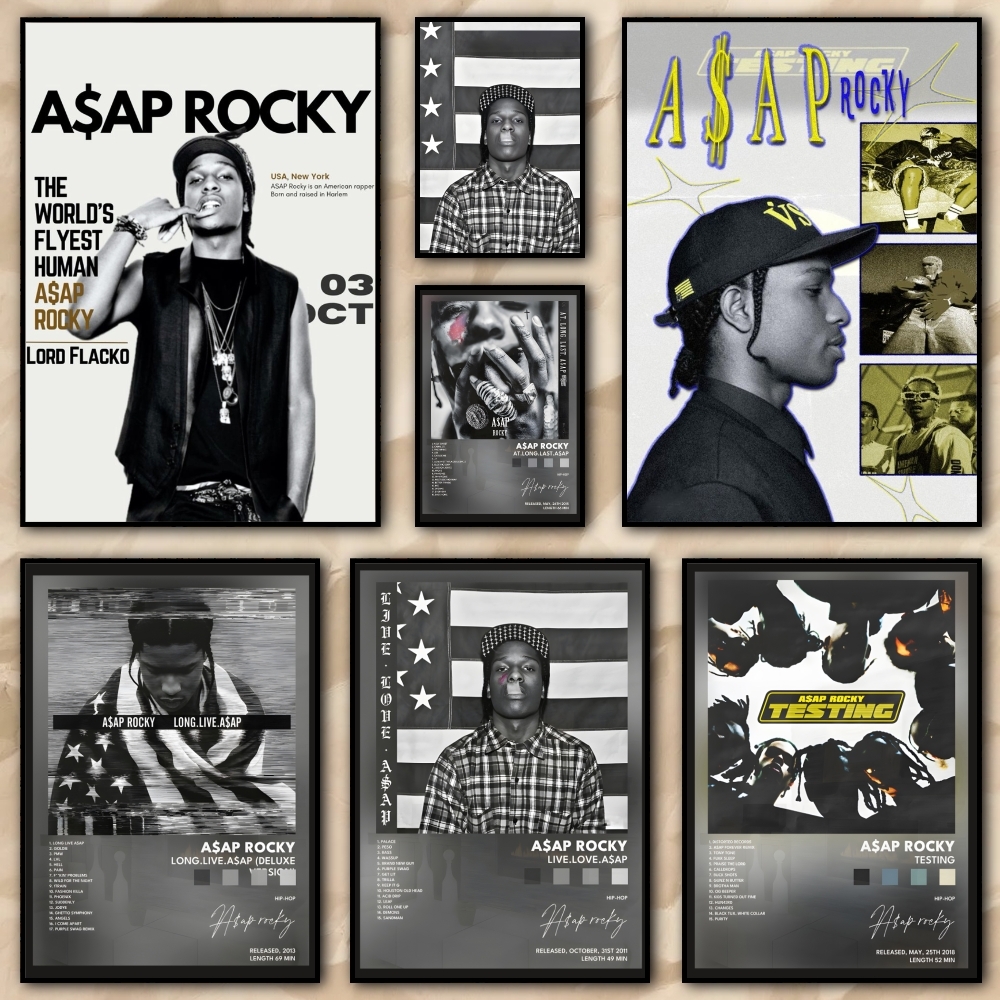 A-AP Rocky A-ASAP Rap album Pa - Interior Design Poster review and price
