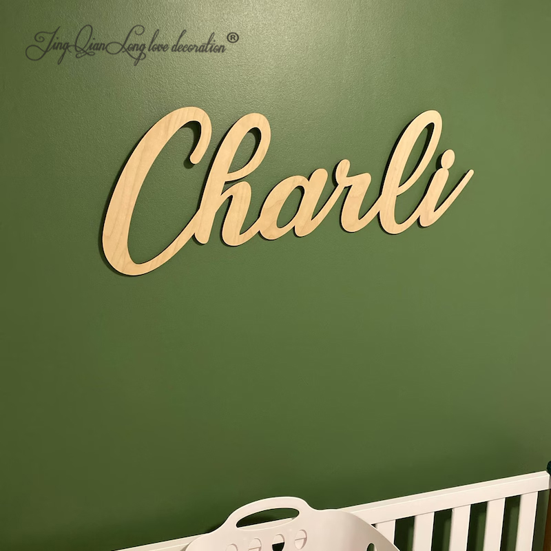 Custom Wood Word Personalized  - Interior Design Names review and price