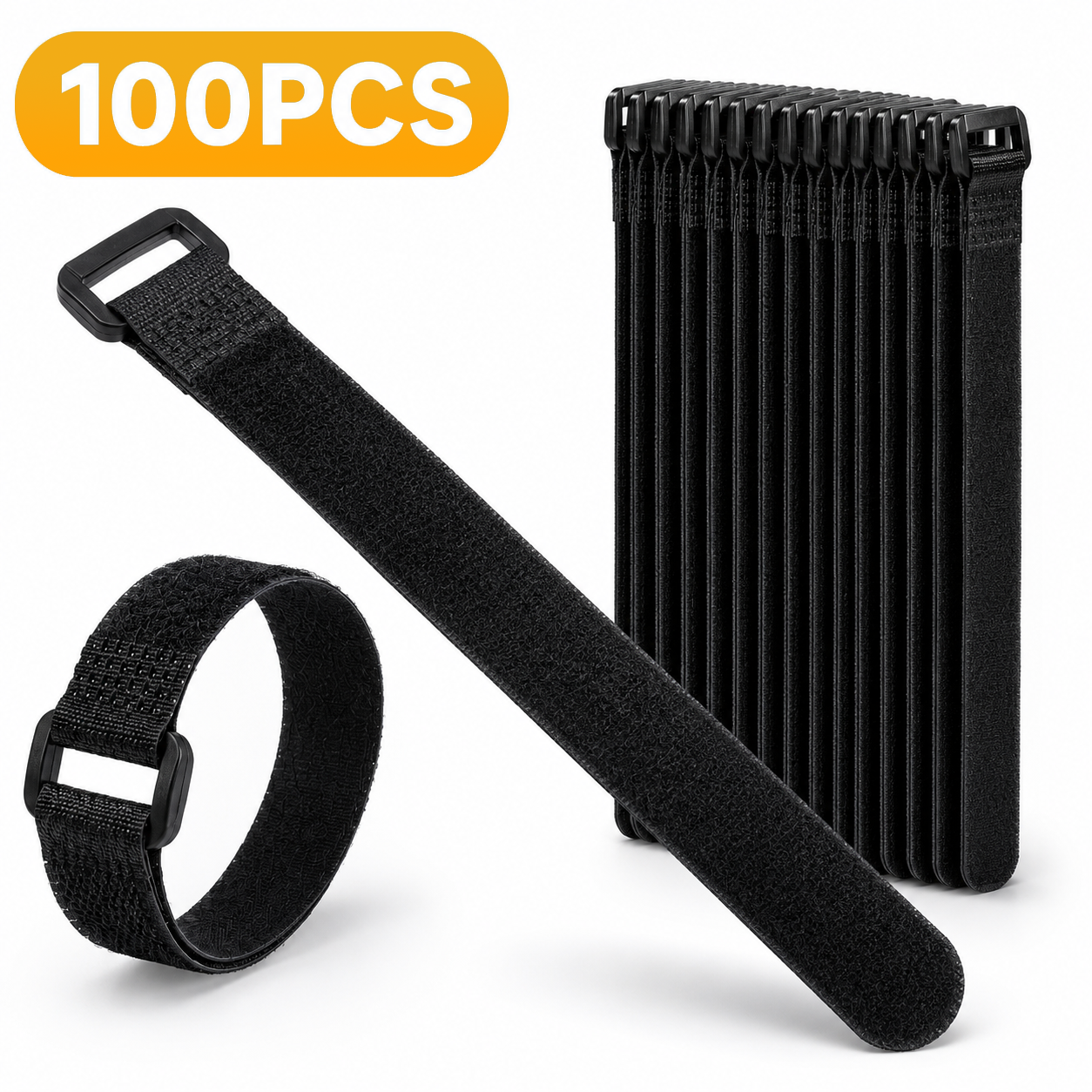 Velcros Straps Reusable Organi - Interior Design Co review and price