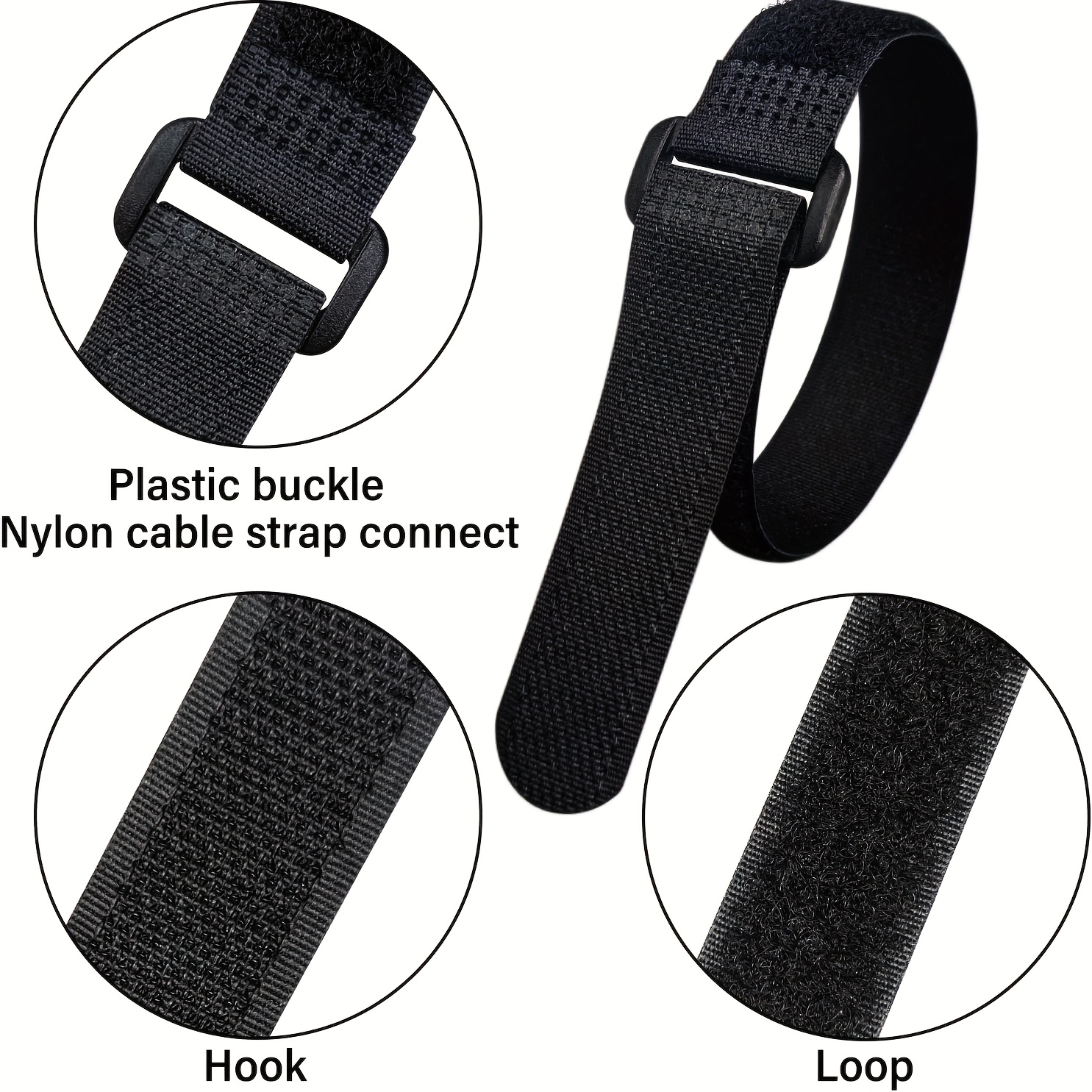 Velcros Straps Reusable Organi - Interior Design Co review and price