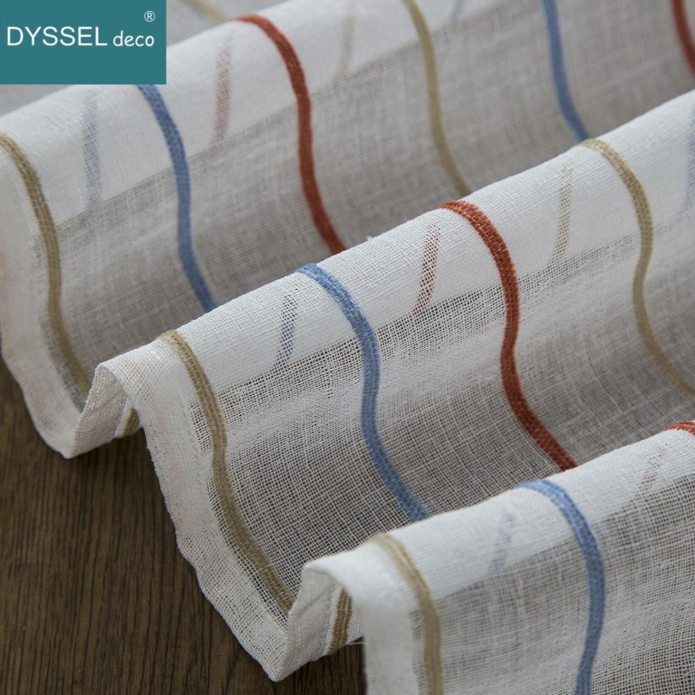 Modern White Striped Linen She - Linen Curtain Eyelet review and price