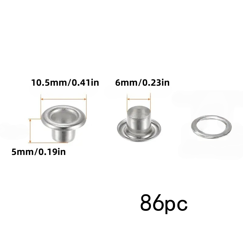 86pcs 6mm stainless steel eyel - Linen Curtain Eyelet review and price