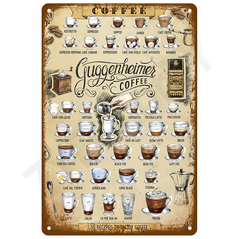 Retro Tin Sign Vintage Metal S - Interior Design Poster review and price