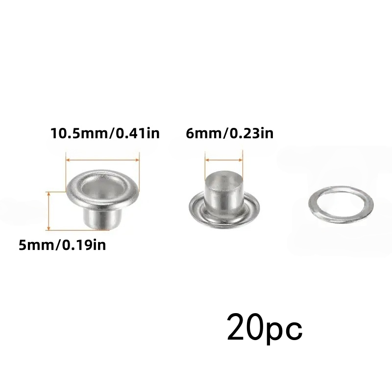 20 sets 6mm eyelet kit. For li - Linen Curtain Eyelet review and price